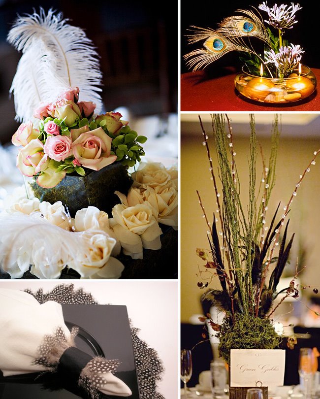 wedding centerpiece non traditional fruit Feathers 08 2 years ago