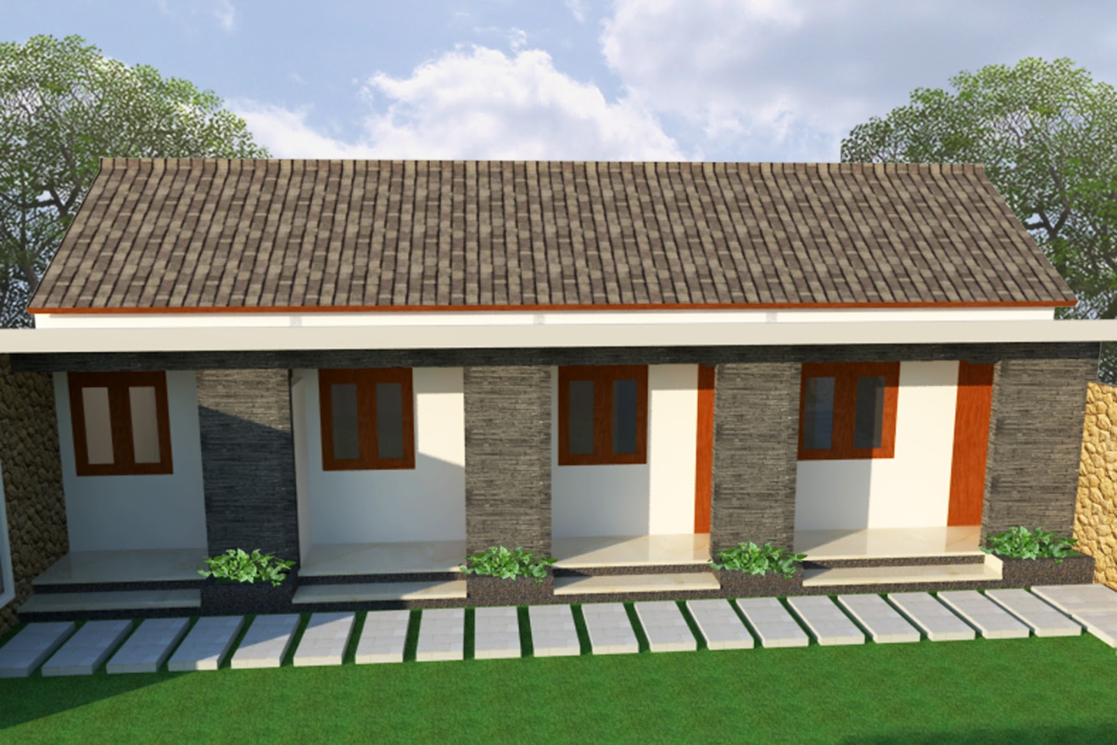 Desain Rumah Kost Minimalis  Architecture Design