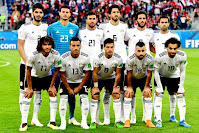 SELECCIÓN DE EGIPTO - Temporada 2017-18 - Ali Gabr, Mohamed El Shenawy, Trezeguet, Ahmed Hegazi, Marwan Mohsen y Ahmed Fathy; Mohamed Elneny, Mohamed Abdel Shafy, Tarek Hamed, Abdallah Said y Mohamed Salah. SELECCIÓN DE RUSIA 3 (Ahmed Fathy p.p., Denis Cheryshev, Dzyuba) SELECCIÓN DE EGIPTO 1 (Salah). 19/06/2018. XXI Copa Mundial de la FIFA, fase de grupos, Grupo A, 2ª jornada. San Petersburgo, Rusia, Saint Petersburg Stadium.