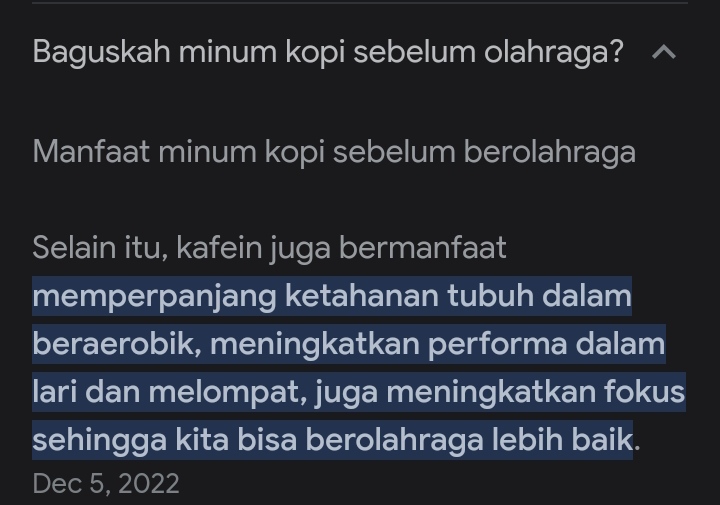 Solusi Males Olahraga dengan Minum Kopi