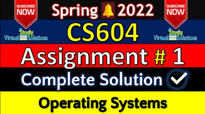 CS604 Assignment 1 Solution Spring 2022