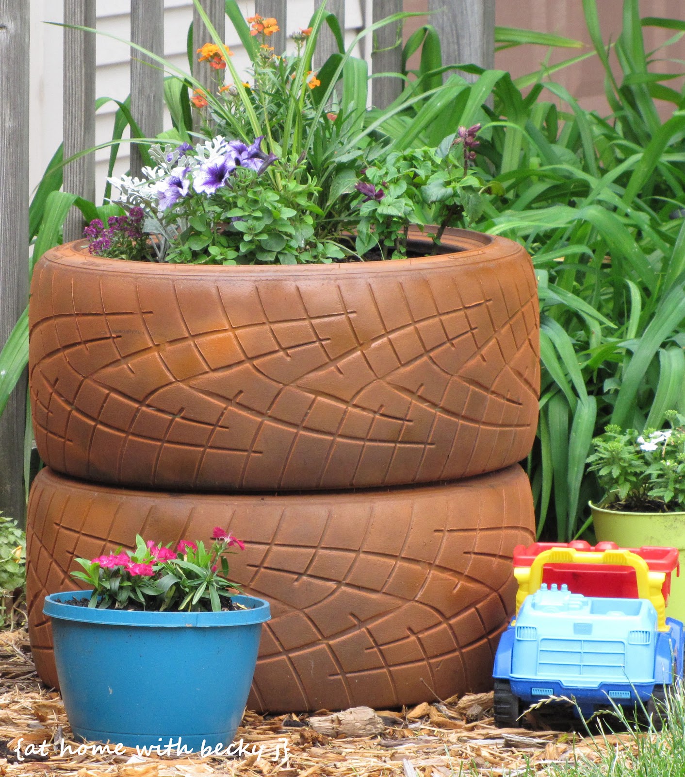 flower planter ideas for shade