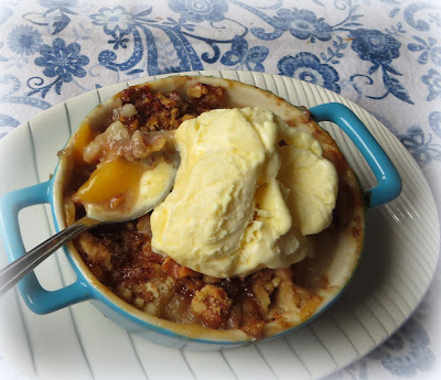 Peach Crunch Cake