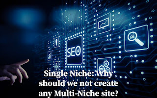 Pic of seo where written, Single Niche: Why should we not create any Multi-Niche site?