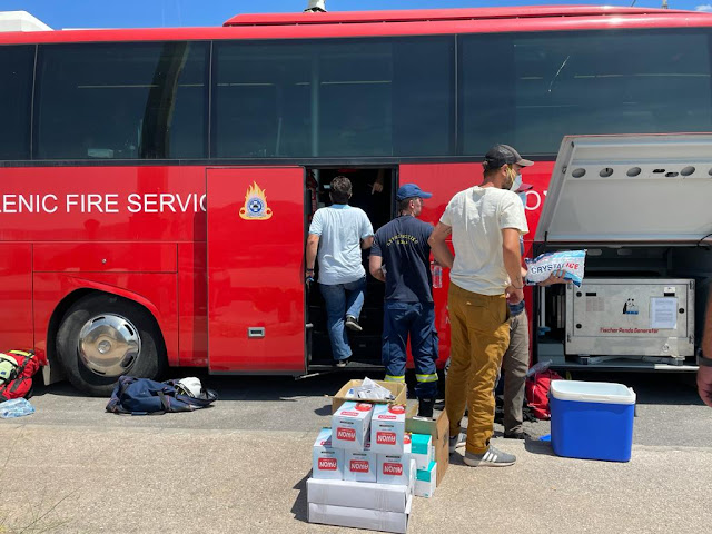 Δωρεά του κ. Πάνου Λασκαρίδη σε πυρόπληκτους και Πυροσβεστικό Σώμα