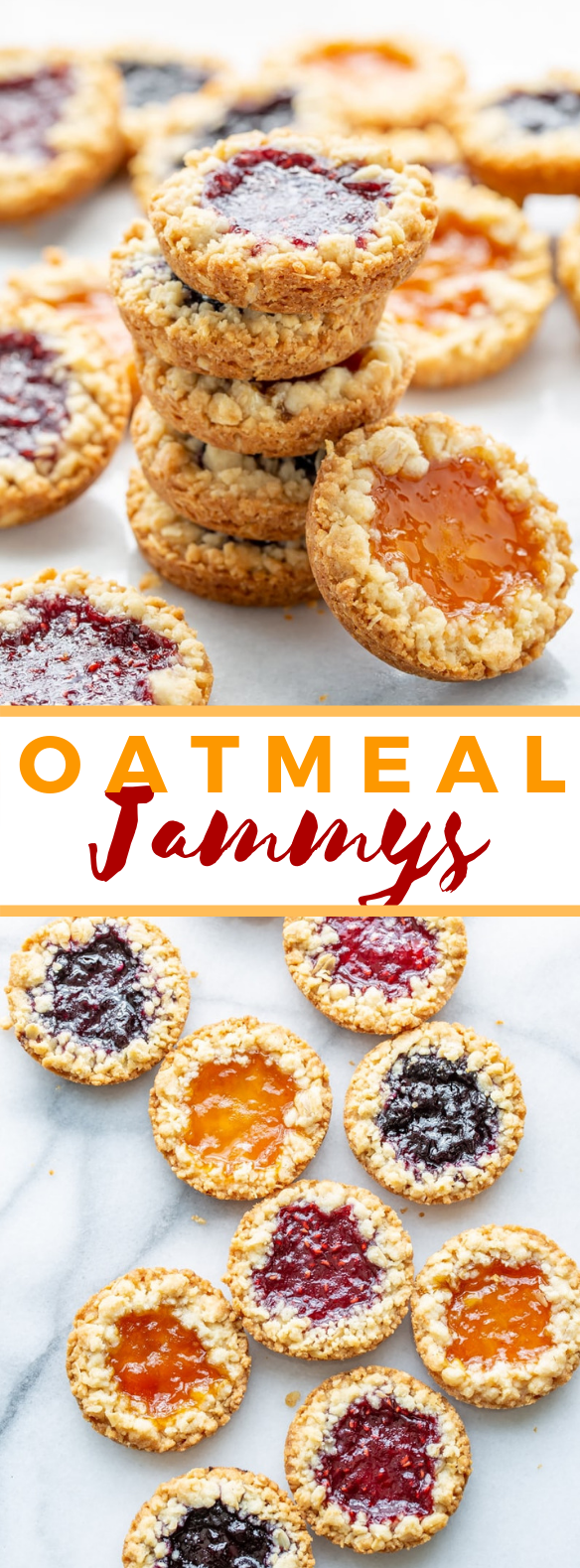 Oatmeal Jammys #desserts #cookies