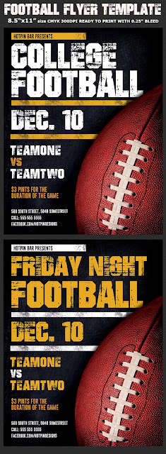  American Football Flyer Template