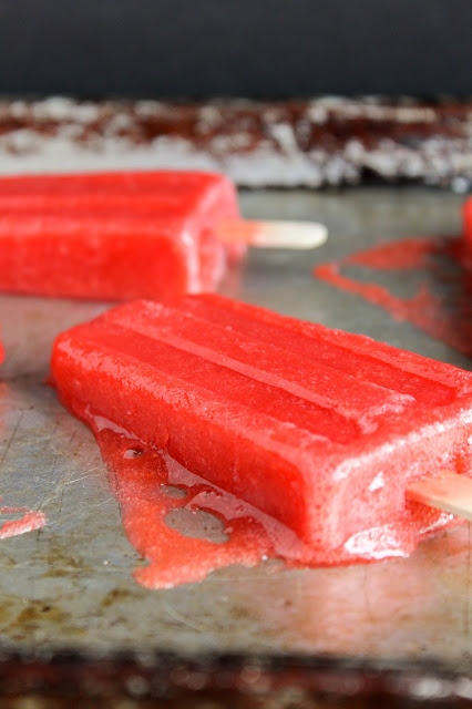 Strawberry Lime Pops | The Chef Next Door