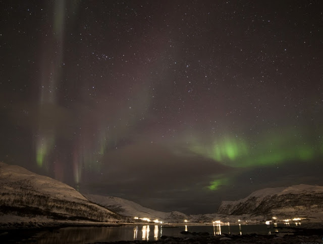 aurora boreal en Noruega Tromso