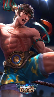 chou king of muay thai elite skin mobile legends wallpaper