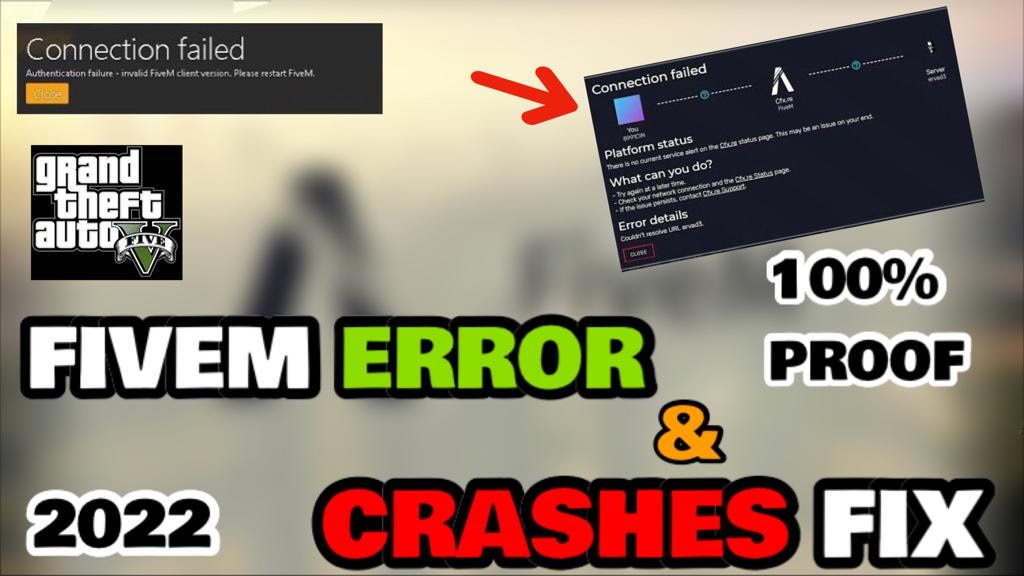 How To Fix Fivem Connection Error Failed Time Out Crashes Fix 100