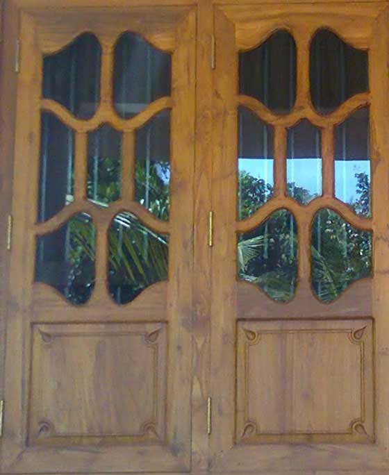 Latest kerala model Wooden Window  Door  Designs  Wood 