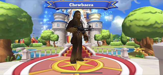 Chewbacca Welcome Screen Star Wars Disney Magic Kingdoms Game
