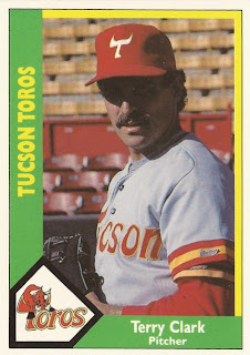 Terry Clark 1990 Tucson Toros card