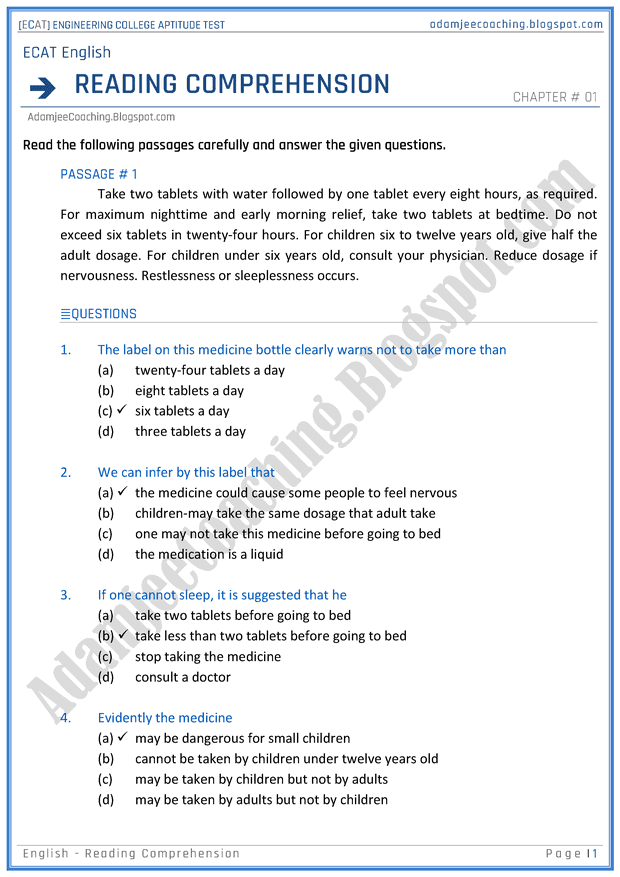 ecat-english-reading-comprehension-mcqs-for-engineering-college-entry-test