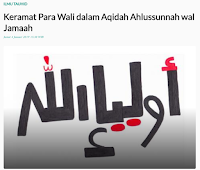 Keramat Para Wali dalam Aqidah Ahlussunnah wal Jamaah - Kajian Islam