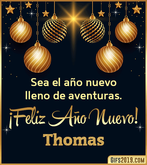 Mensajes de feliz año nuevo thomas Mensajes de feliz año nuevo thomas