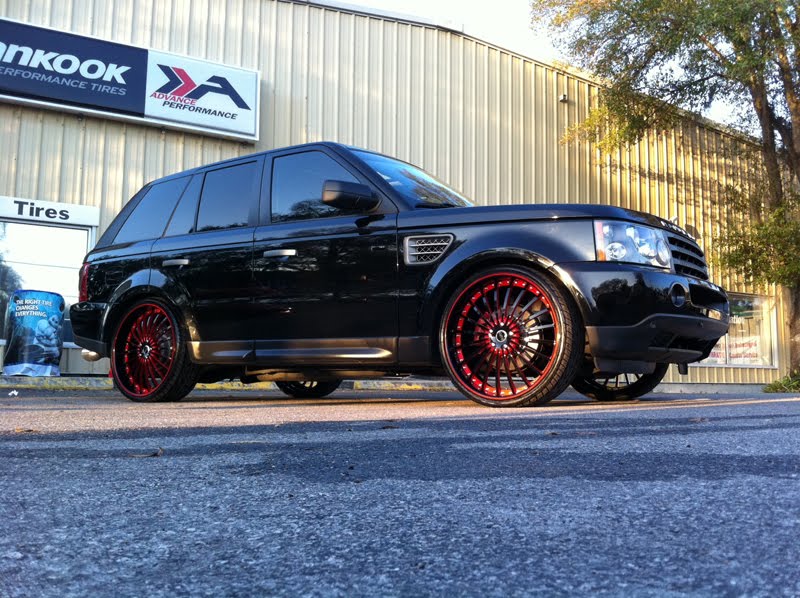 As shown below the Range Rover Sport on 24 2Tone wheels 