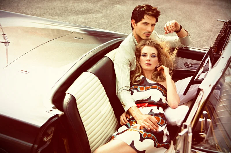 Julia Dunstall and Andres Velencoso for Vogue Hombre Spring/Summer 2011