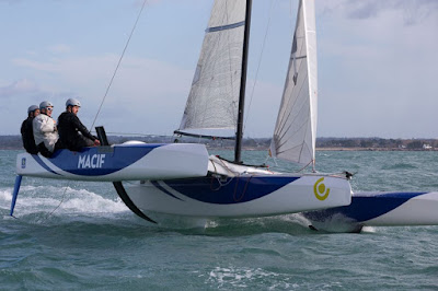 Le Diam 24 de François Gabart se met aussi aux foils !