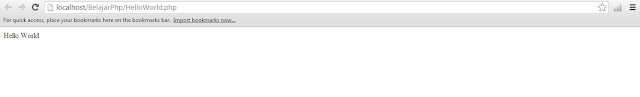 hello world php