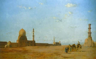 Las tumbas de los califas en El Cairo de Eugène Fromentin