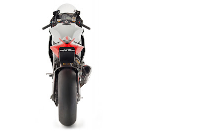 Aprilia RSV4 Max Biaggi Replica Rear View