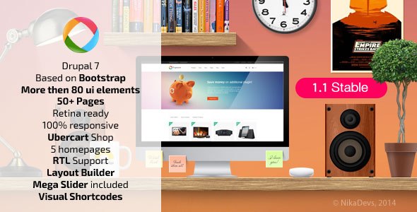 Progressive v1.1.2 Multipurpose Responsive Drupal Theme