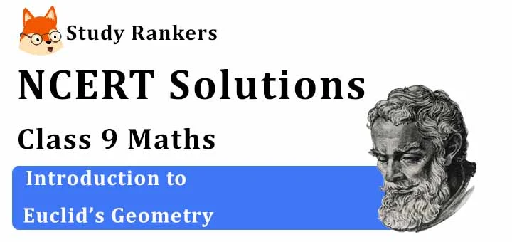 NCERT Solutions for Class 9 Maths Chapter 5 Introduction to Euclid’s Geometry