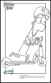 Phineas and Ferb Coloring Pages | Minister Coloring