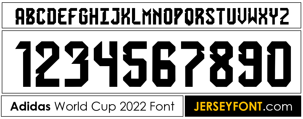 Adidas World 2022 Font