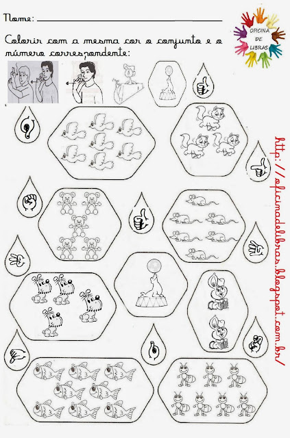 Atividades de Matemática em LIBRAS