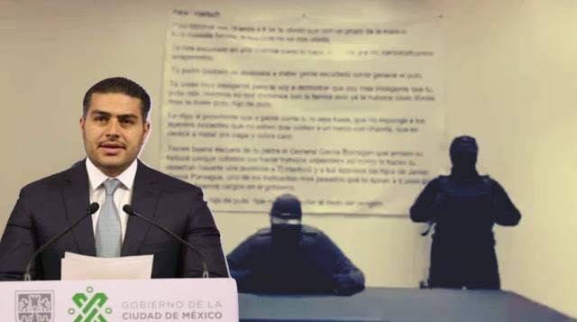 VIDEO-. "Cuidate rata hijo de put... que no voy a quitar el dedo del renglón", amenazan a Omar García Harfuch