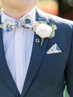 groom flower bow tie