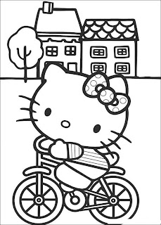 hello kitty coloring pages, kids coloring pages