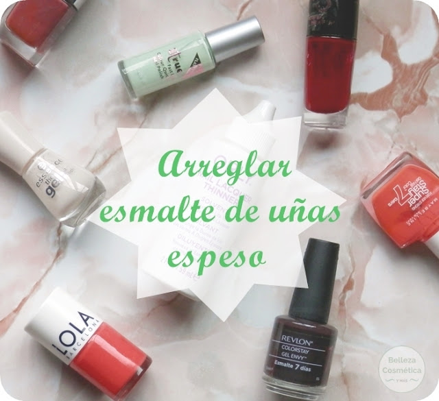 esmalte uñas espeso solucion