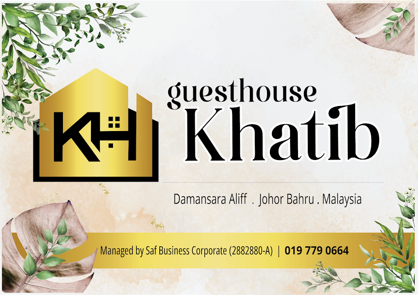 Guesthouse Johor is now Guesthouse Khatib / Homestay khatib