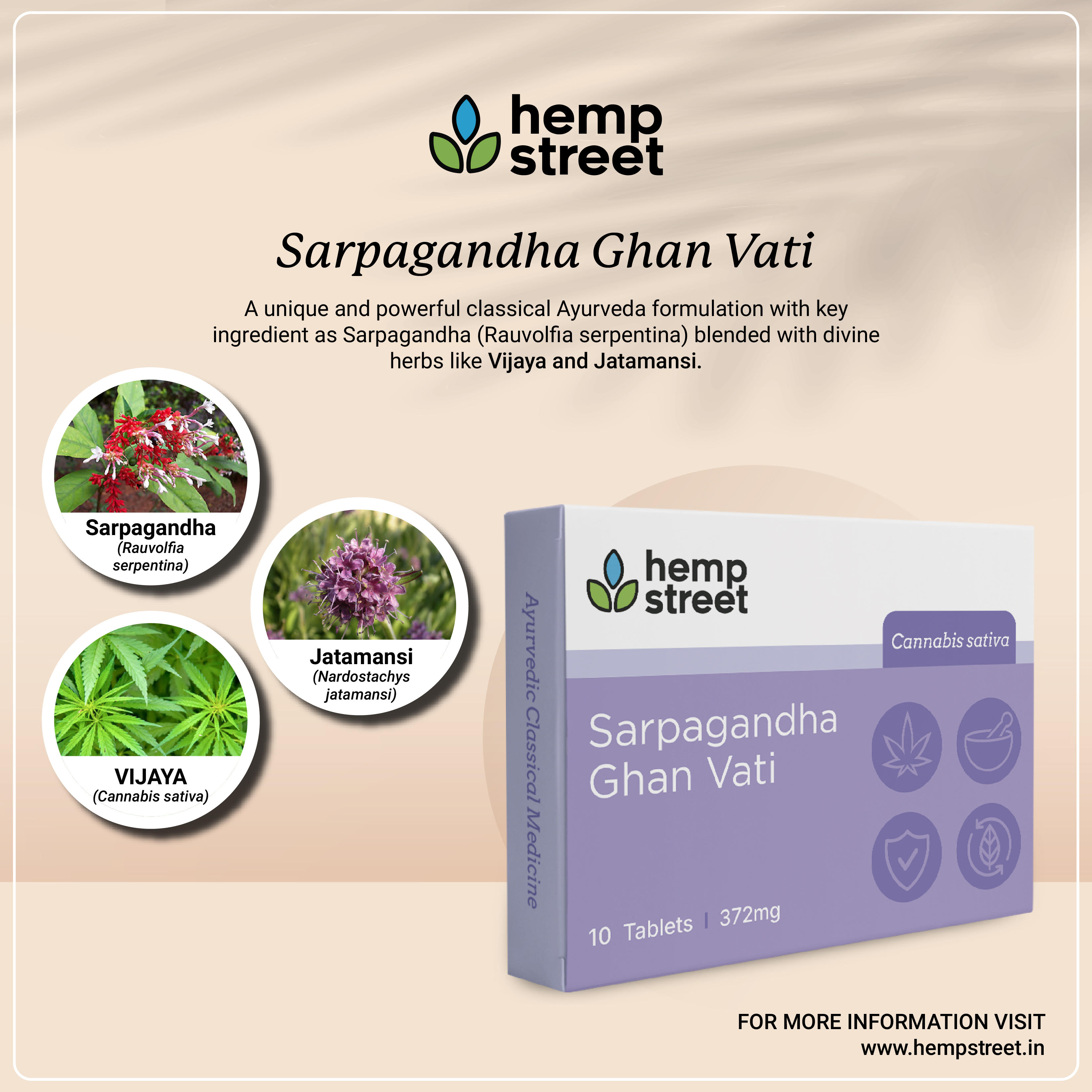 HempStreet Expands Product Portfolio, Launches Sarpagandha Vati, to Combat Hypertension