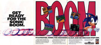 Publicidad Sonic the Hedgedog 1991