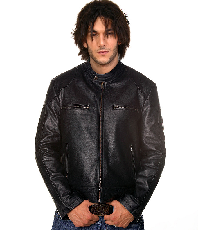 P C 1 WIN ROCK  STAR LEATHER JACKET 