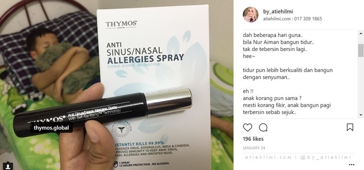 MERAWAT MASALAH SINUS HANYA DENGAN SEMBURAN THYMOS® ANTI 