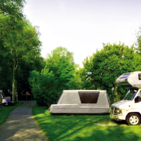 Aquatic Caravan with Floating Travel