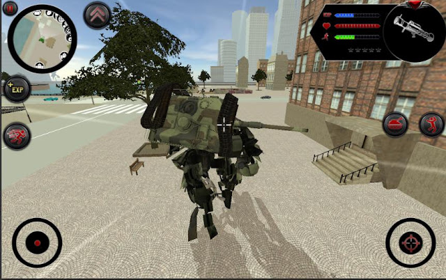 Game Robot Offline Ringan Urban War Tank MOD APK Android