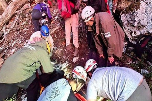 Rescatan a una turista israeli en el Cañadon de la Oveja