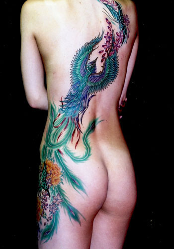 Labels: Phoenix Tattoo Design on Back Girl Sexy