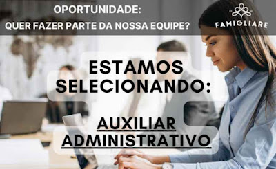 Vaga para Auxiliar Administrativo em Osório