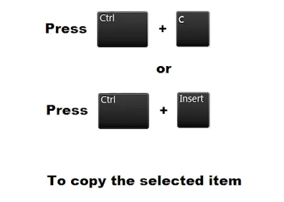 shortcut ctrlc or ctrlinsert keyboard shortcuts