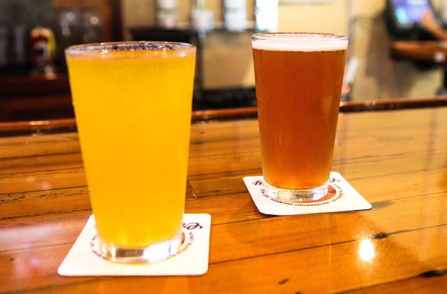 drinks at the Waterfront Brewery in Key West, Florida