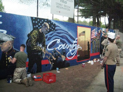 Marines graffiti artist