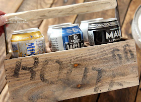 Wood Route 66 Beer Tote, Bliss-Ranch.com